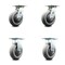 Service Caster Chemtainer CSJ6RRRS CSJ6RRRR Caster Replacement Set CHE-SCC-30CS620-TPRRD-TGP-2-R620-2 - alternate 1